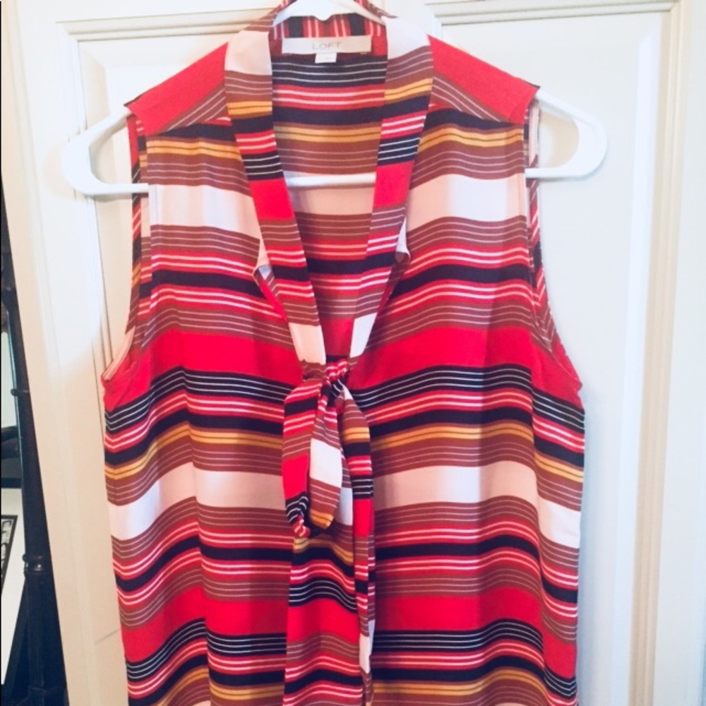 Loft bowtie blouse